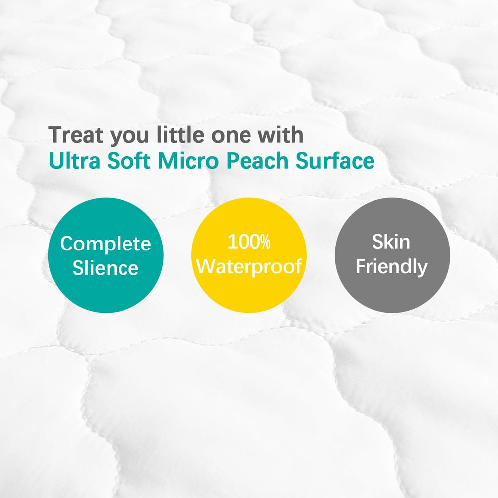 Biloban ultra-soft polyester fabric provides gentle, breathable surface.