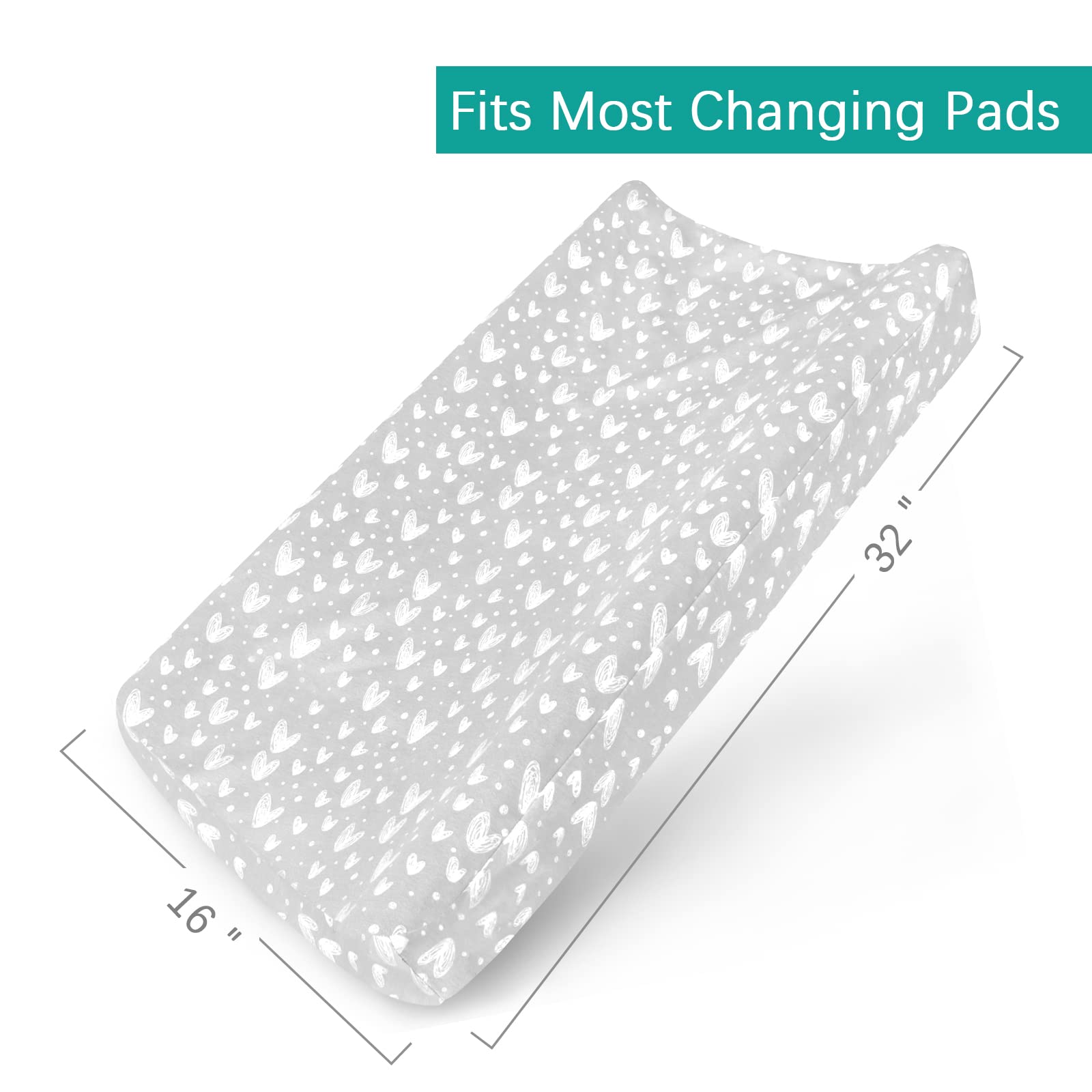 Biloban universal fit for 32 x 17 inch pads, versatile beyond changing tables.