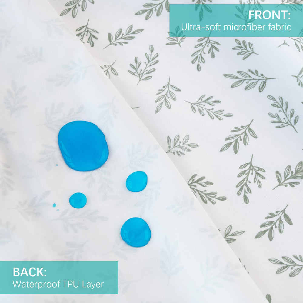 Biloban waterproof back layer guards against leaks while keeping baby cozy