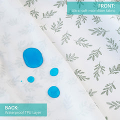 Biloban waterproof back layer guards against leaks while keeping baby cozy