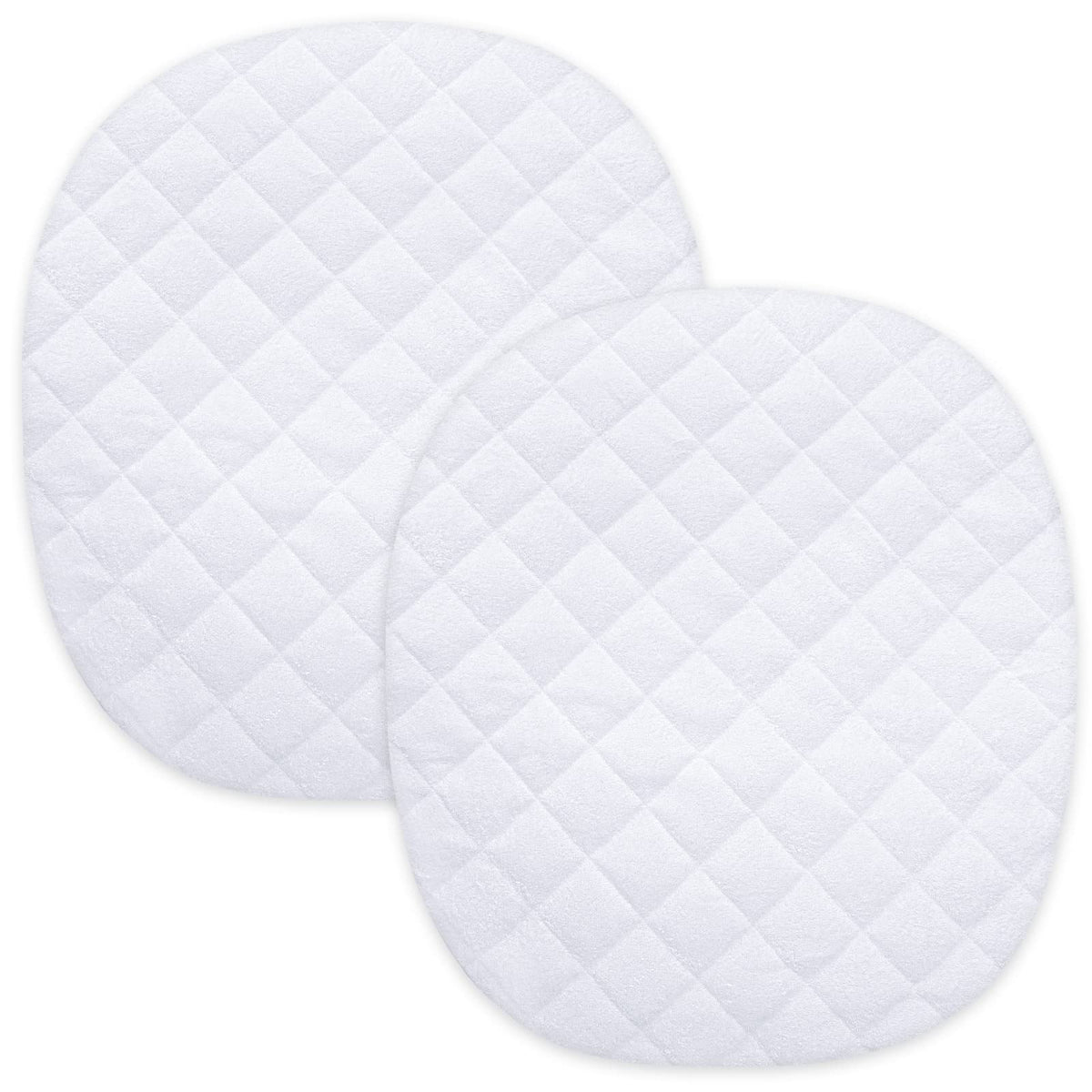 Biloban waterproof bassinet mattress pad cover fits Graco Dome LX for reliable spill protection.