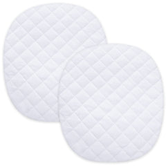 Biloban waterproof bassinet mattress pad cover fits Graco Dome LX for reliable spill protection.