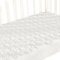 Biloban waterproof crib mattress protector guards against leaks for peaceful sleep