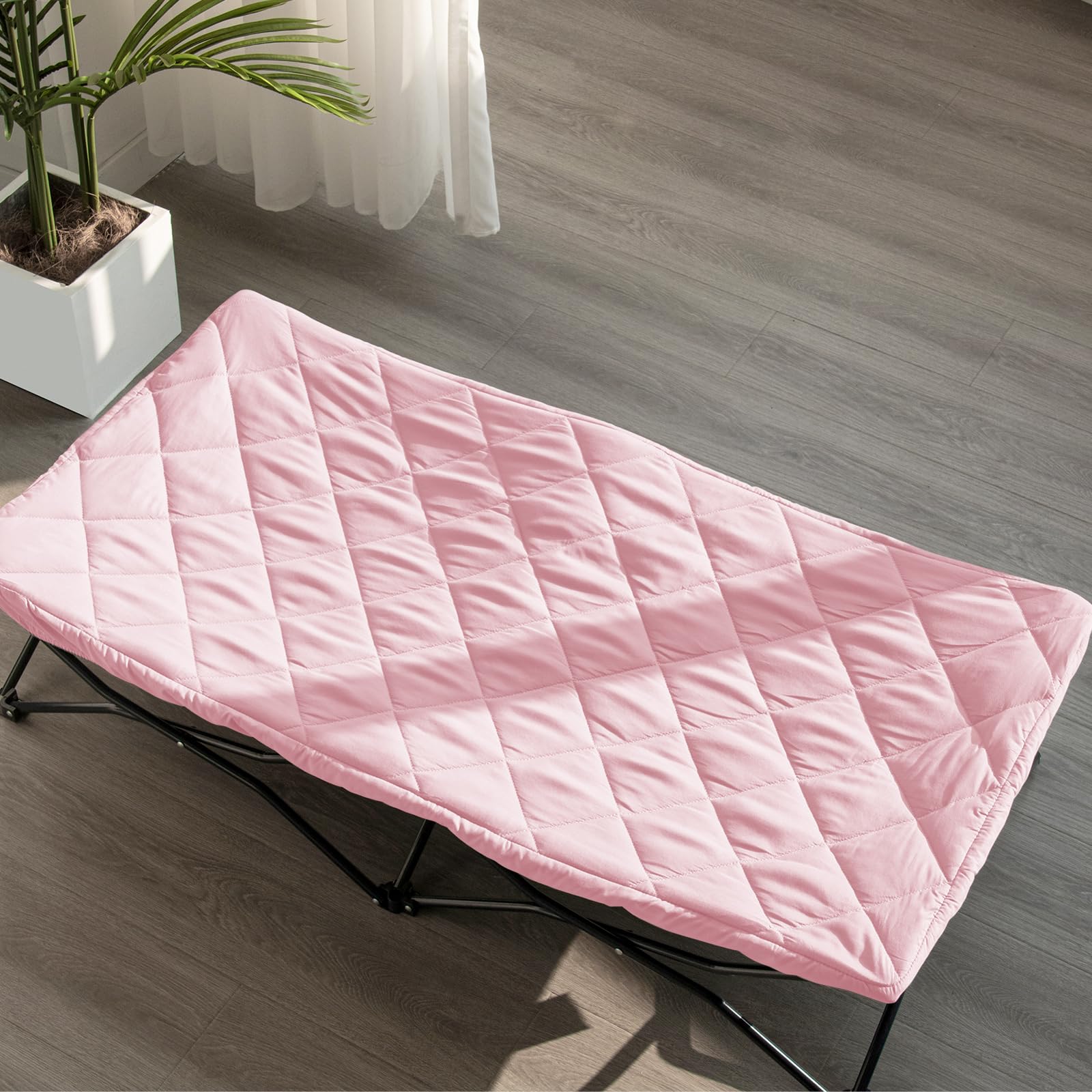 Wide 54x28 Biloban Regalo sheet fits Regalo My Cot with comfortable coverage
