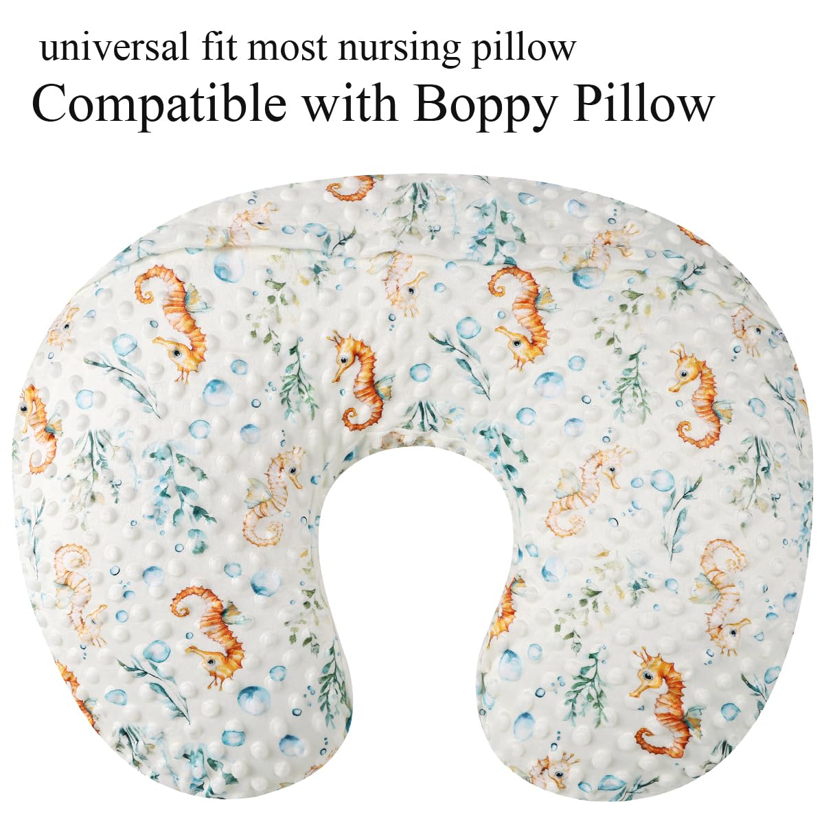 Soft knitting texture of Bilokonda nursing pillow cover against baby's skin