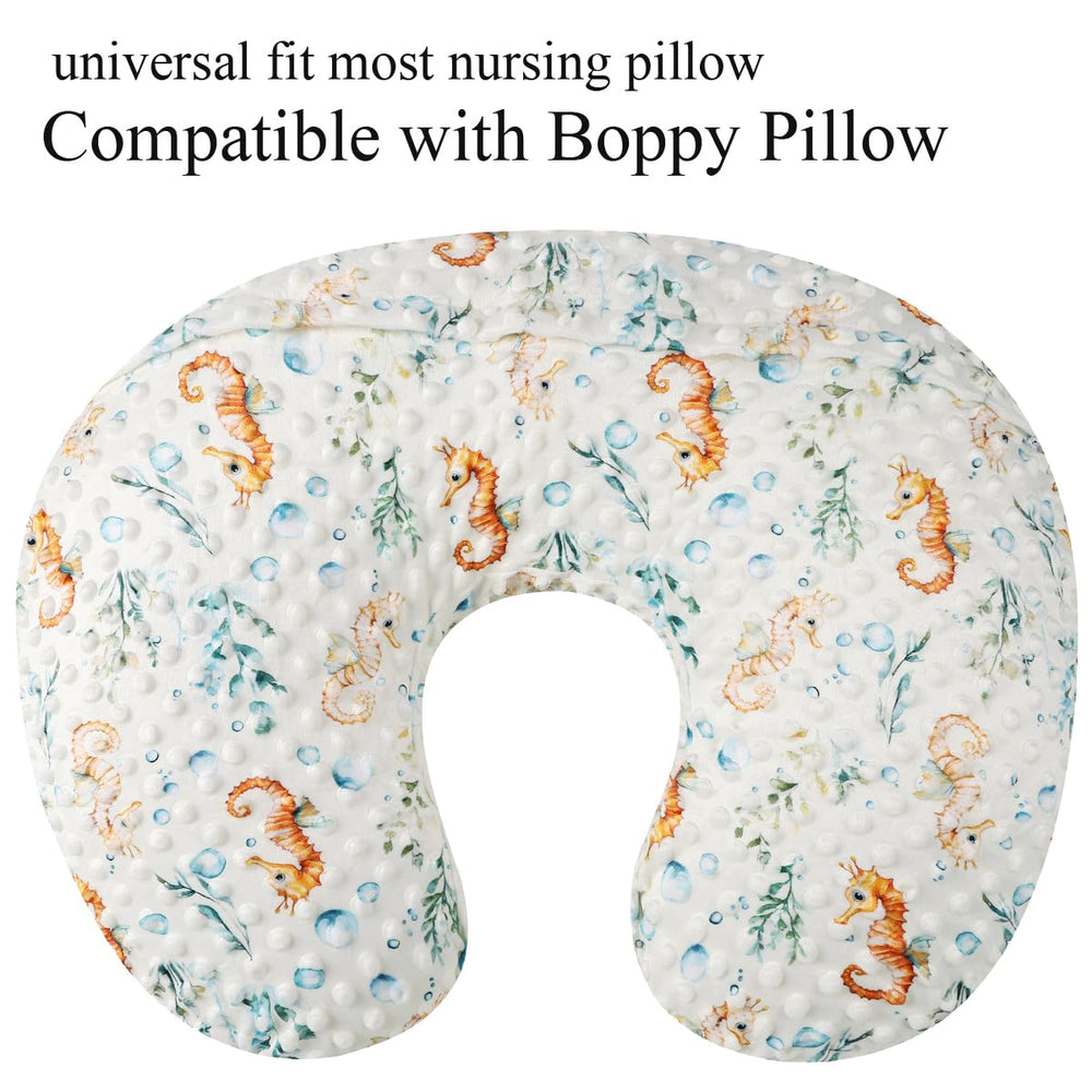 Soft knitting texture of Bilokonda nursing pillow cover against baby's skin