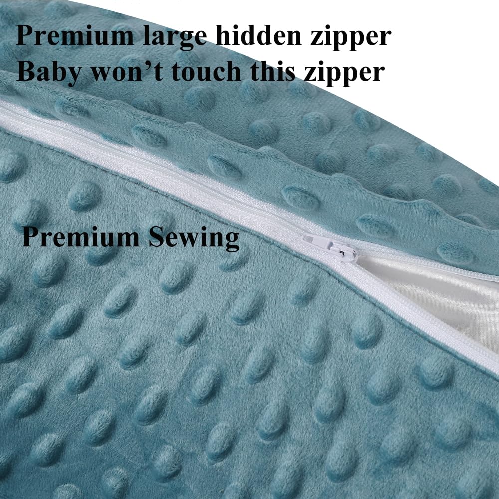 Universal fit Bilokonda nursing pillow cover compatible with Boppy and standard pillows