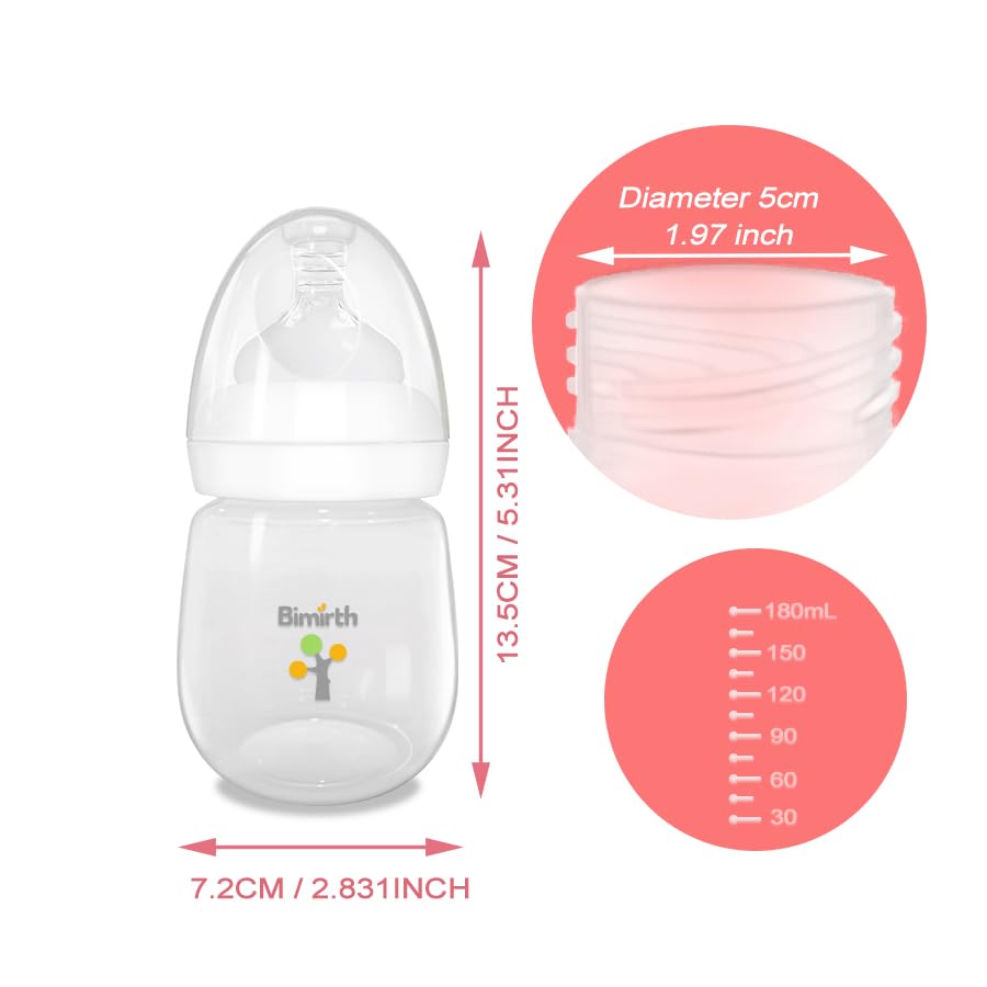 Bimirth bottle and nipple brushes for thorough cleaning