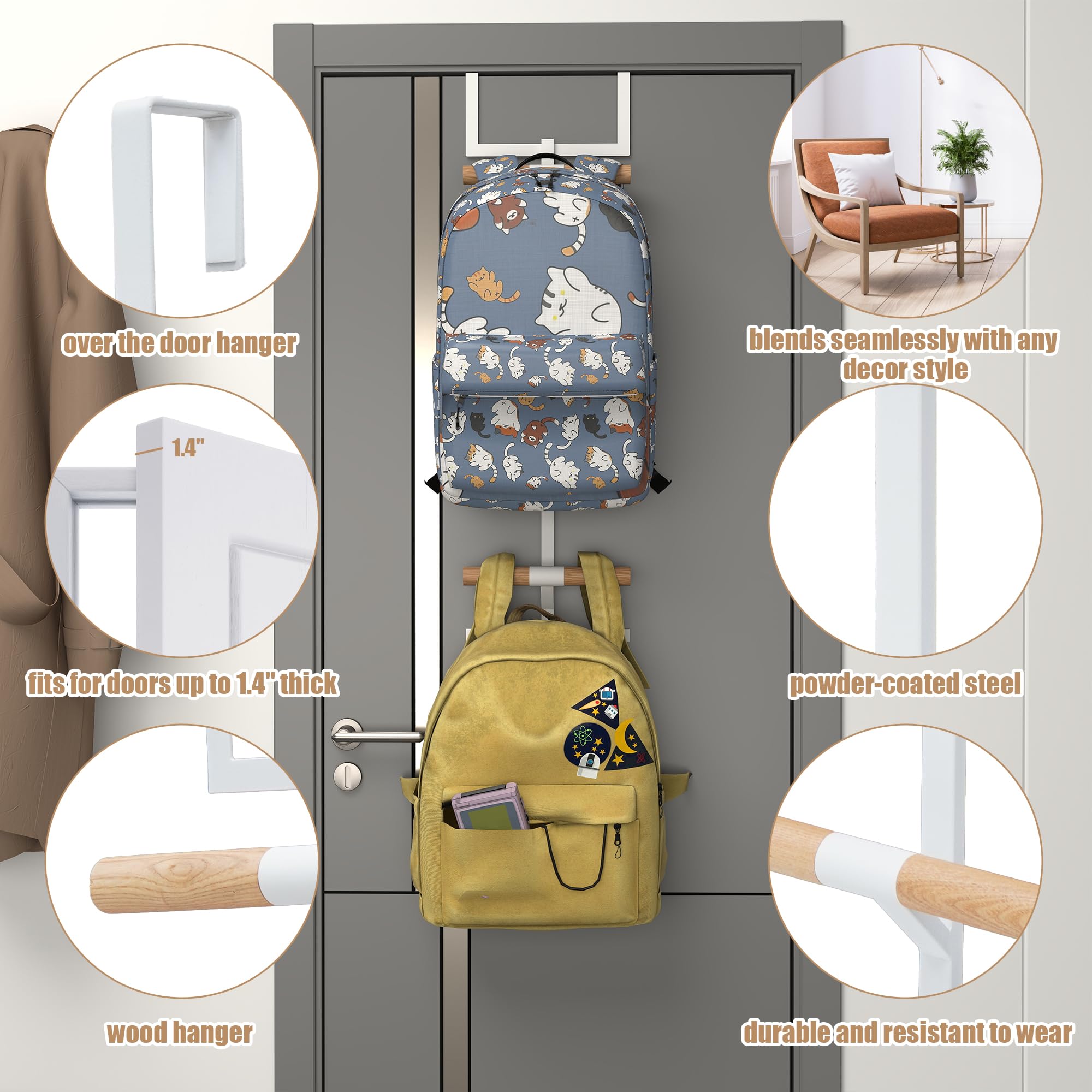 Bimiti durable organizer is ideal for hallways, closets, and dorm rooms.