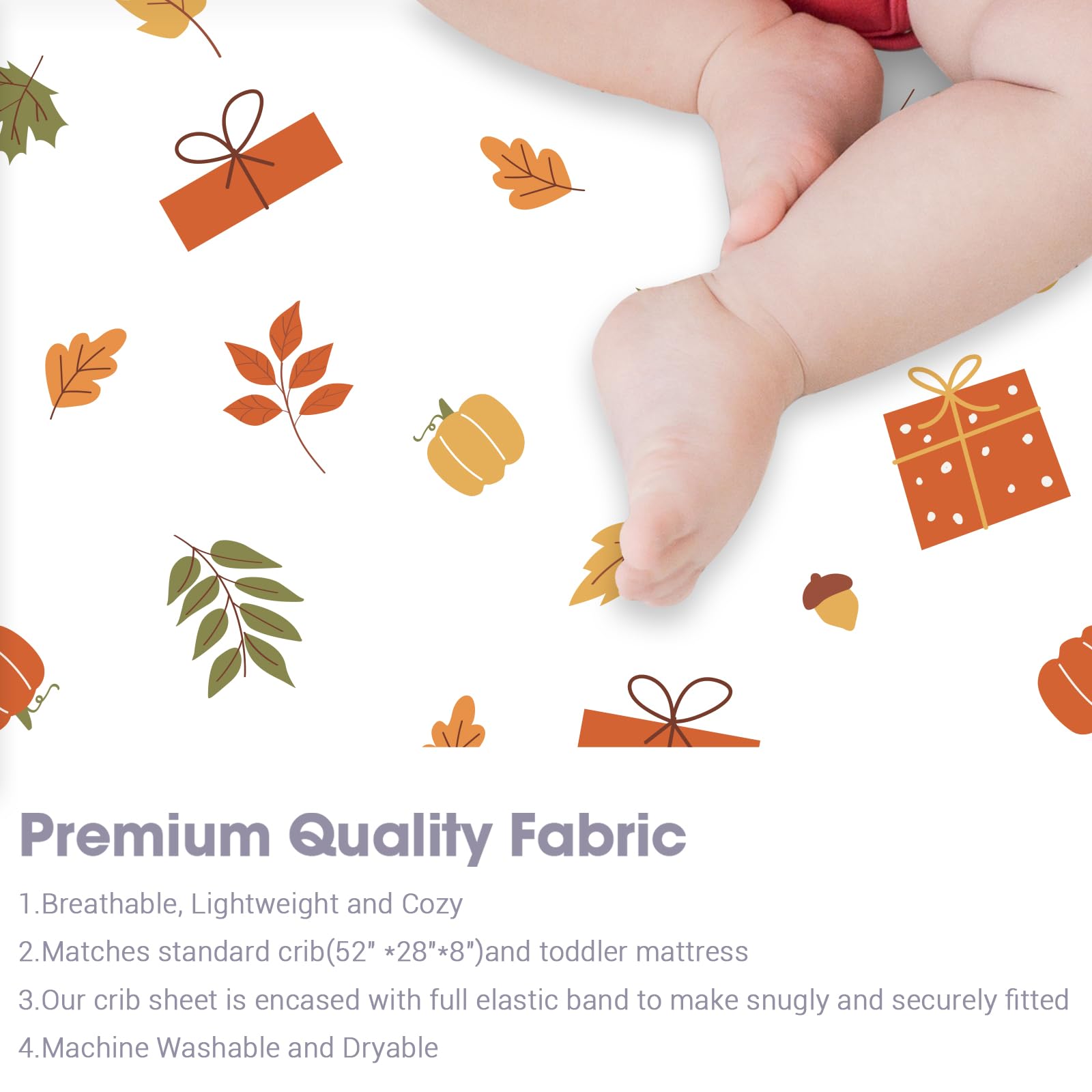 Machine-washable and quick-drying fabric tested for busy nurseries.
