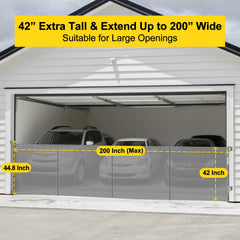 Bingguz 200-inch wide retractable gate spans large openings.