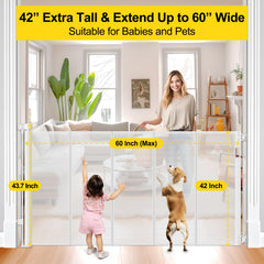 Bingguz 60-inch width extension provides wide coverage for openings