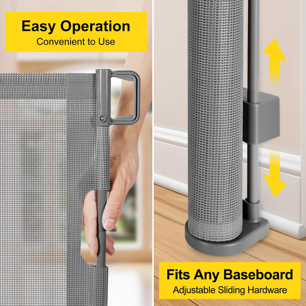 Bingguz adjustable bracket fits various baseboards for mounting ease.