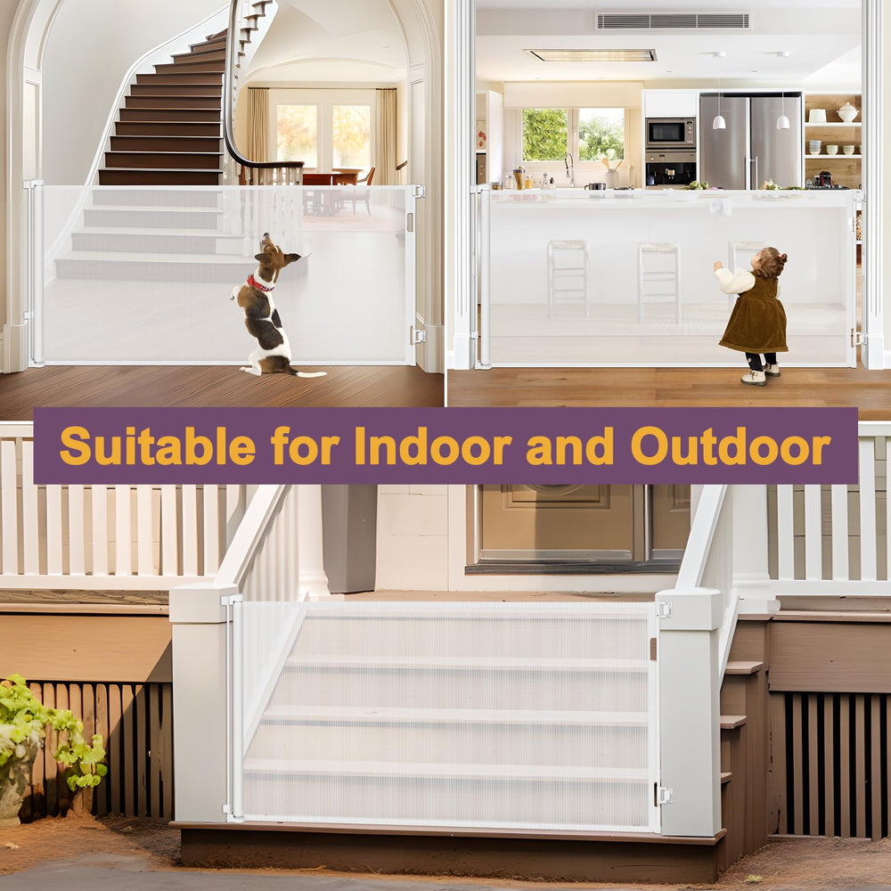 Bingguz wide opening gate supports safe play areas on patios.