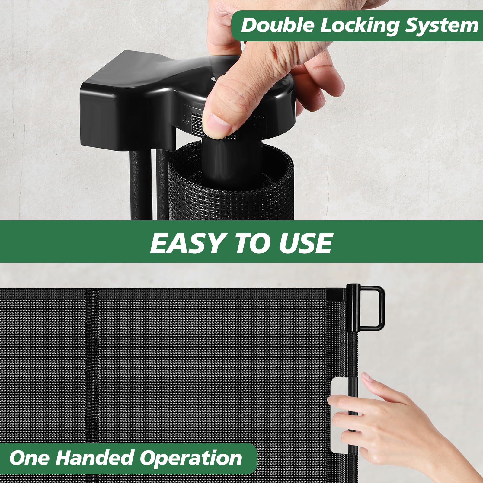 Bingguz indoor-outdoor use gate suitable for stairs, kitchens, and hallways