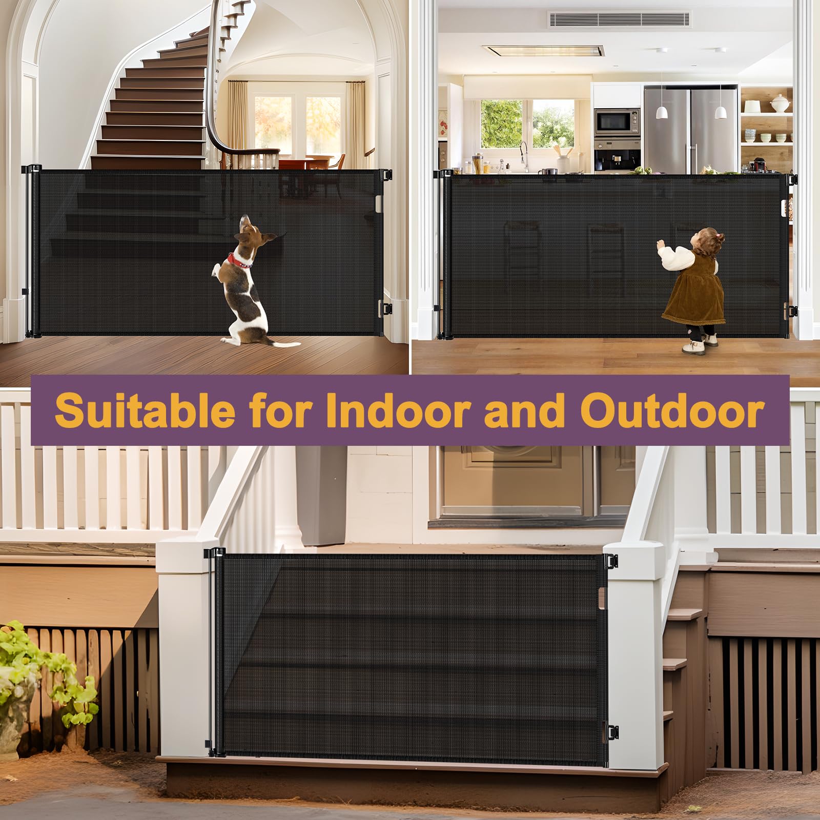 Bingguz indoor and outdoor gate ideal for kitchens and patios.