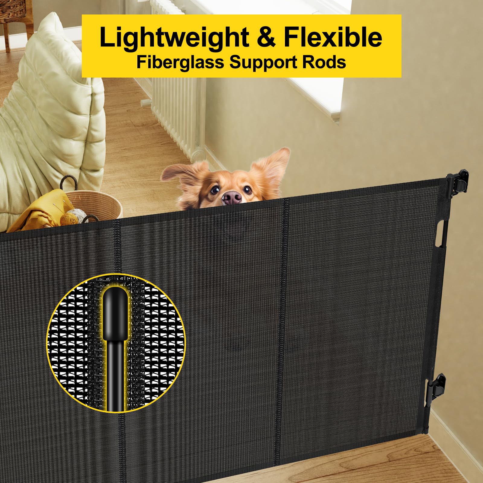 Bingguz one-handed operation gate assembly enables easy single-handed use.