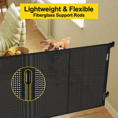 Bingguz safety locking mechanism enables one-handed operation.