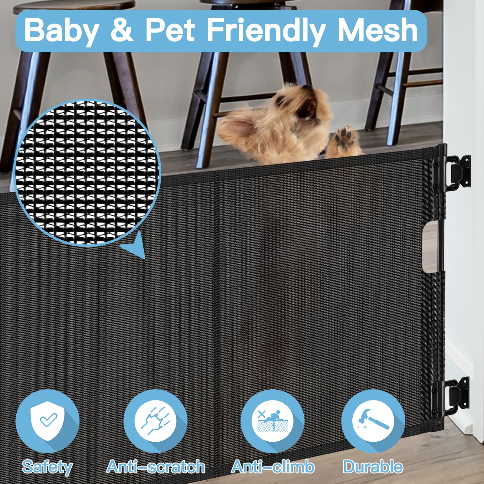 Bingguz scratch resistant mesh protects playtime