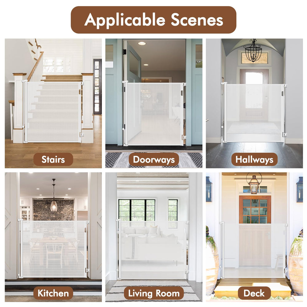Bingguz wide opening gate in action, offering easy reach and smooth access.