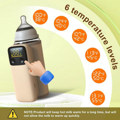 BINGONE battery indicator light signals when to recharge for uninterrupted warming.