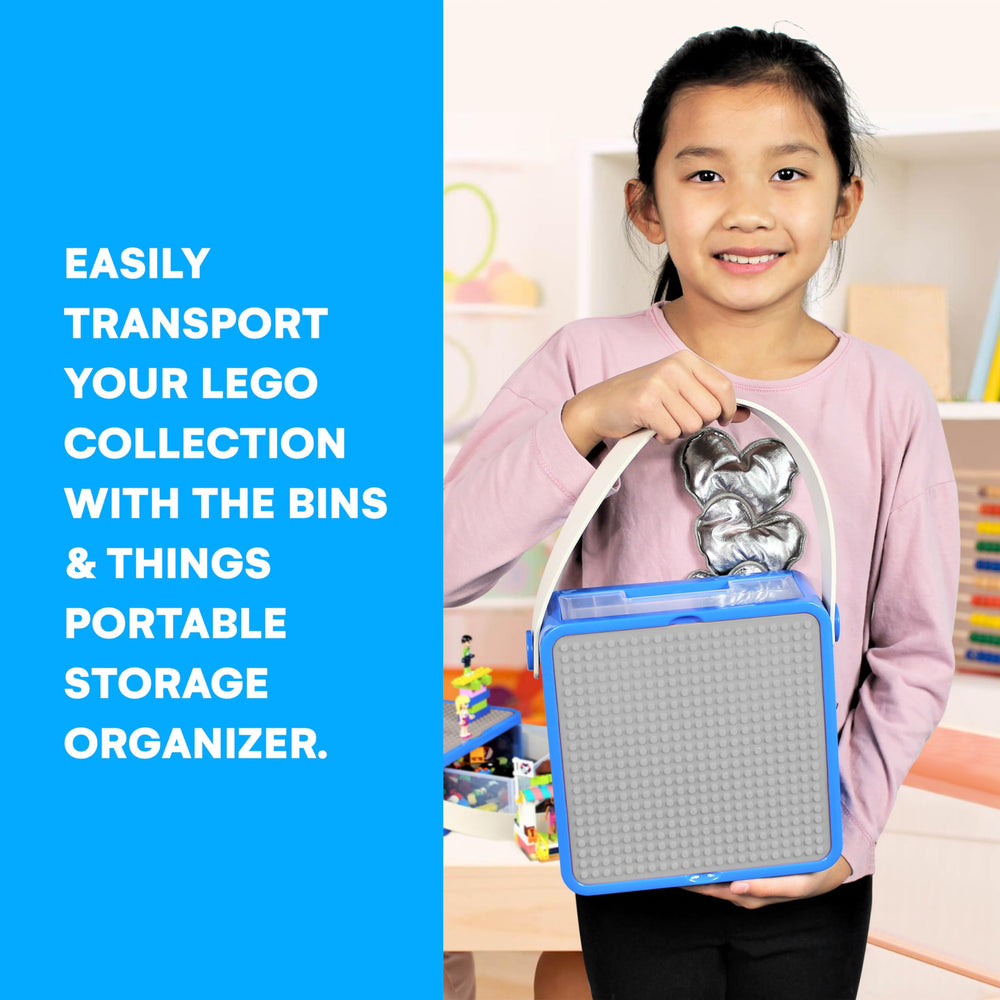 Bins and Things compact toy organizer simplifies cleanup and storage