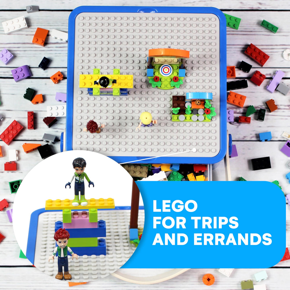 Bins and Things travel toy case ready for on-the-go play and cleanup