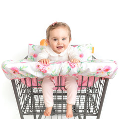 Binxy Baby Cushy Cover Full Bloom on cart demonstrating soft, protective comfort.