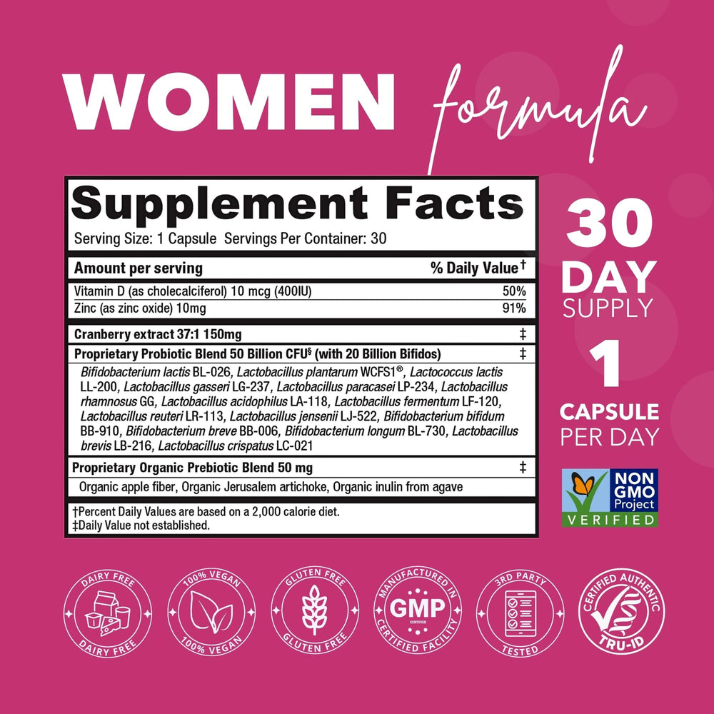 Bio360 Probiotics for Women daily-use pose emphasizes convenient routine and gut health.