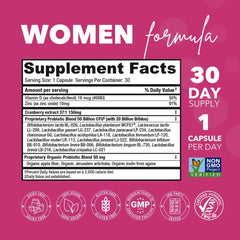 Bio360 Probiotics for Women daily-use pose emphasizes convenient routine and gut health.
