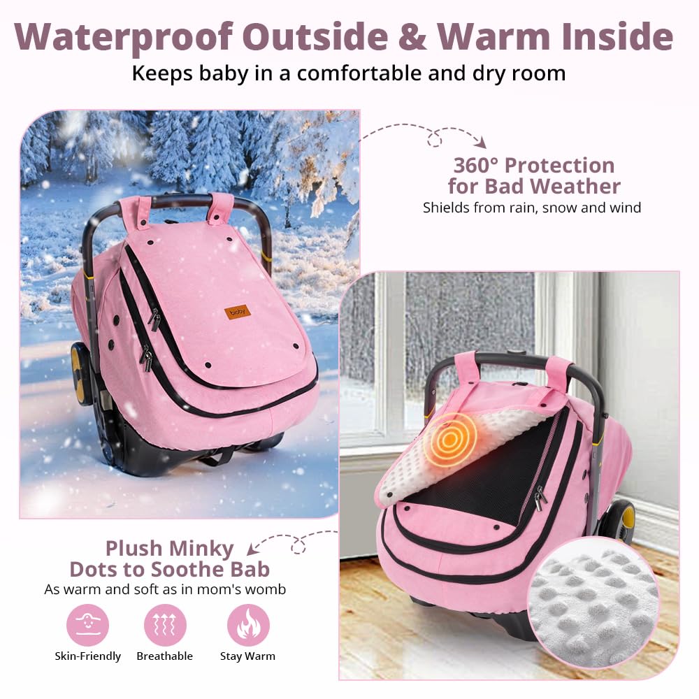 Bioby breathable mesh window allows easy baby observation
