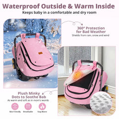 Bioby breathable mesh window allows easy baby observation