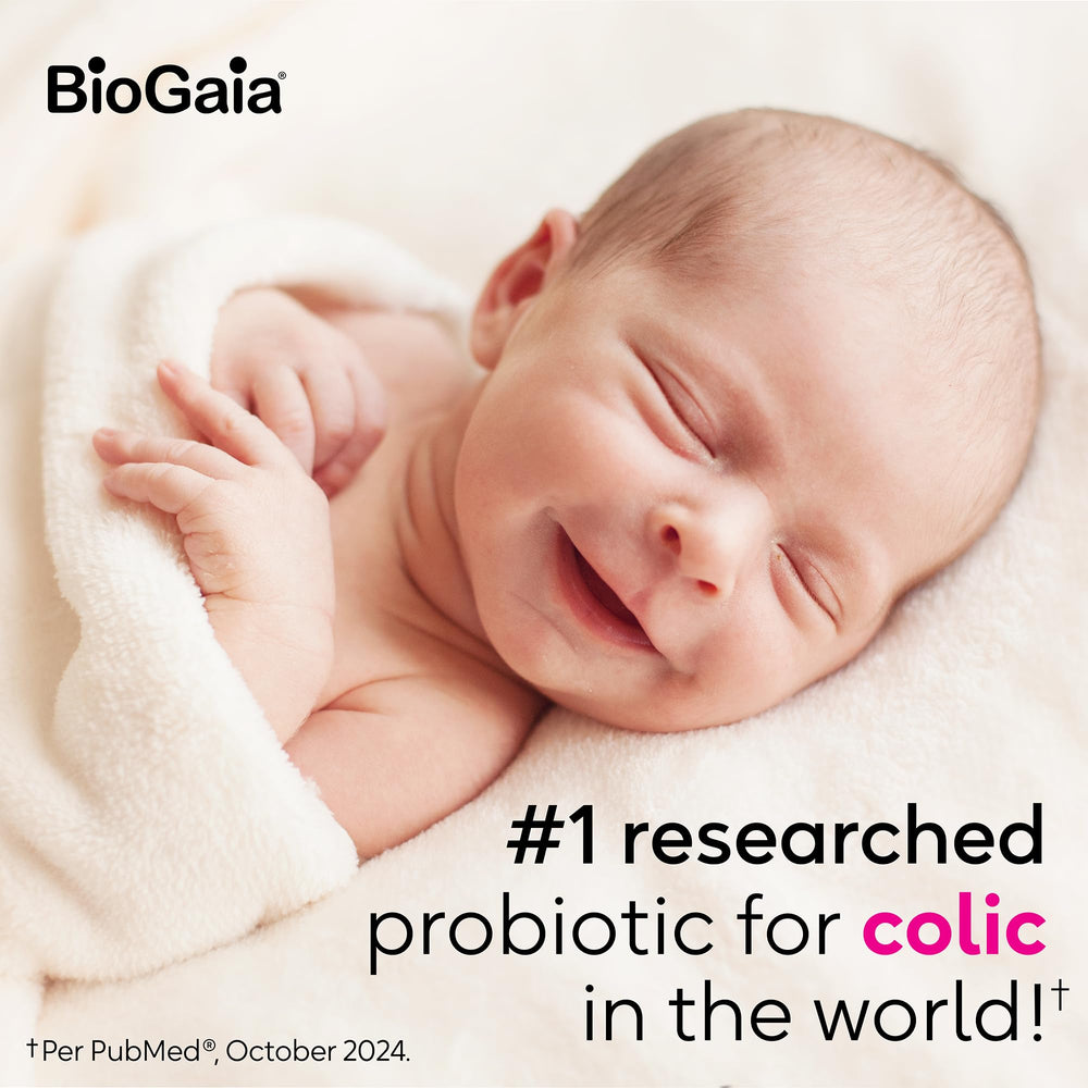 BioGaia Protectis drops tummy-comfort in action during evening crying and fussing.