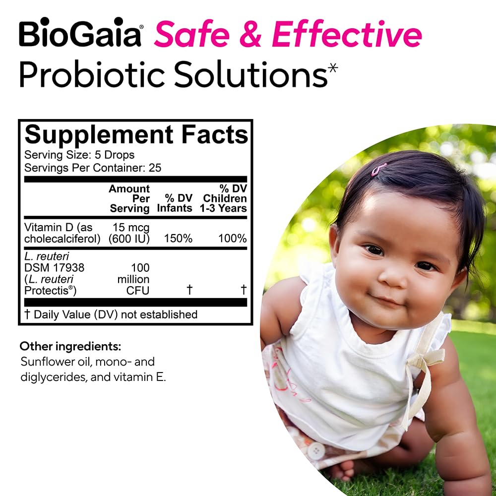 BioGaia Immune Active Drops provide daily immune support for toddlers.