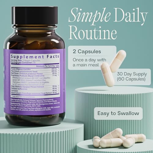 BIOMA BB536 probiotic on the bottle supports gut balance.
