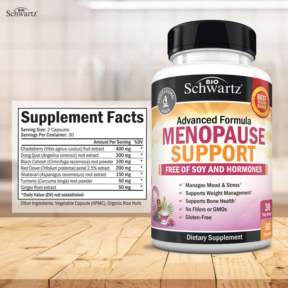 BioSchwartz capsules close-up demonstrates vegetarian capsules for daily routine