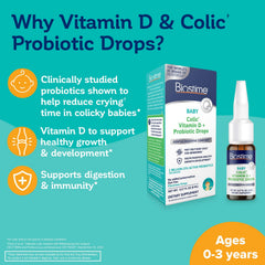 Biostime drops added to breast milk to support gentle digestion