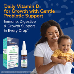 Biostime vitamin D drops with dropper for precise newborn dosing