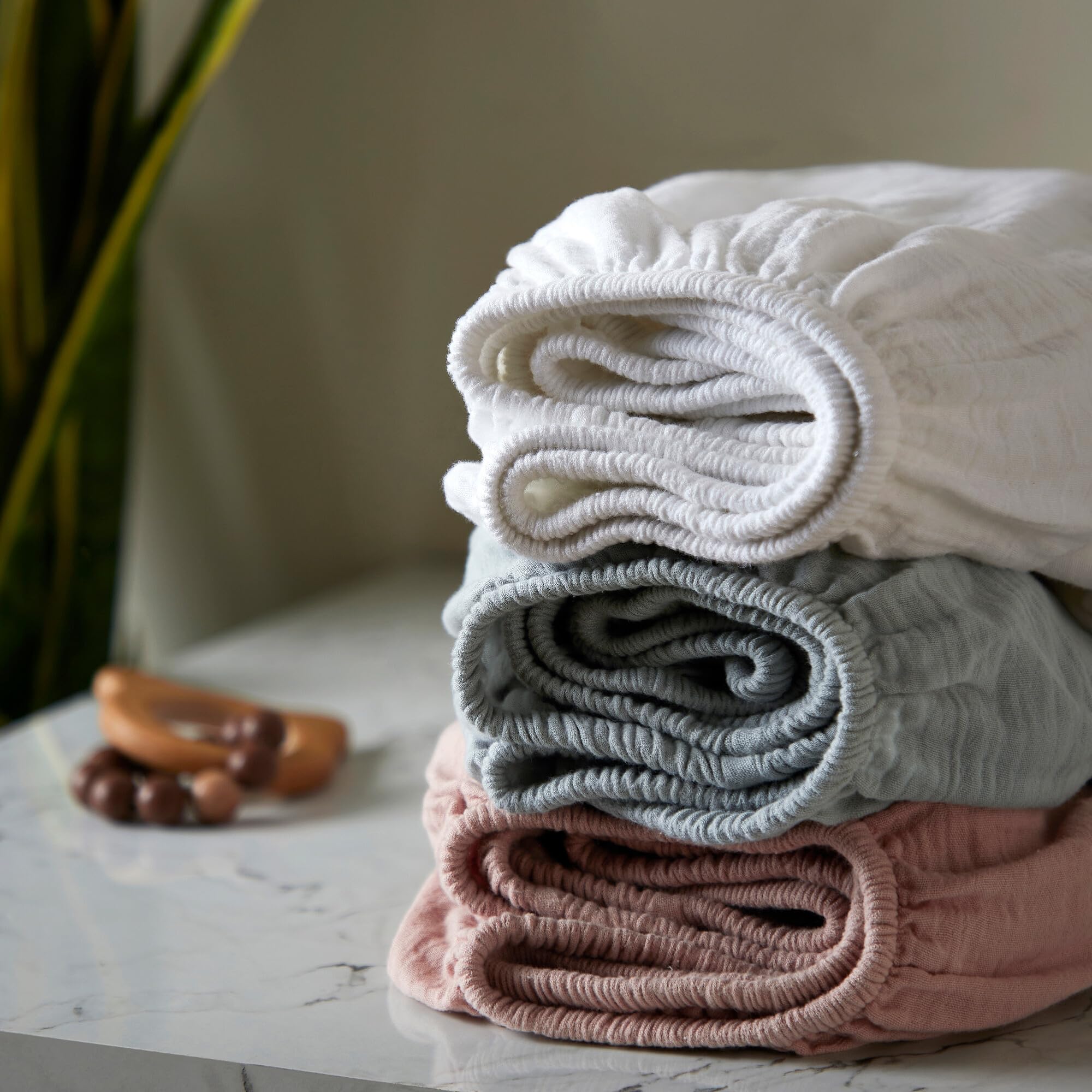 BIOWEAVES muslin closeup soft fabric ideal for newborn sleep