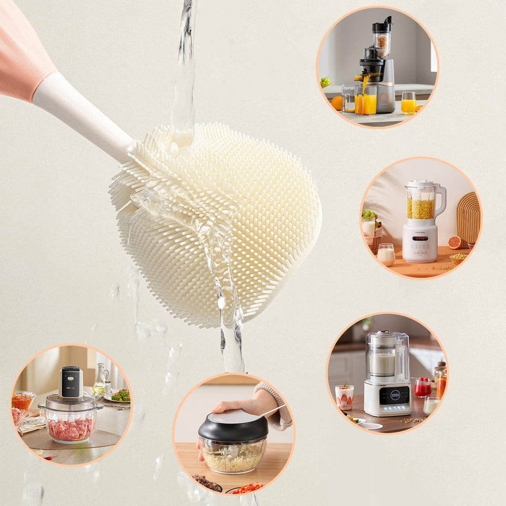 Biqin detachable brush head makes deep cleaning easy on the go
