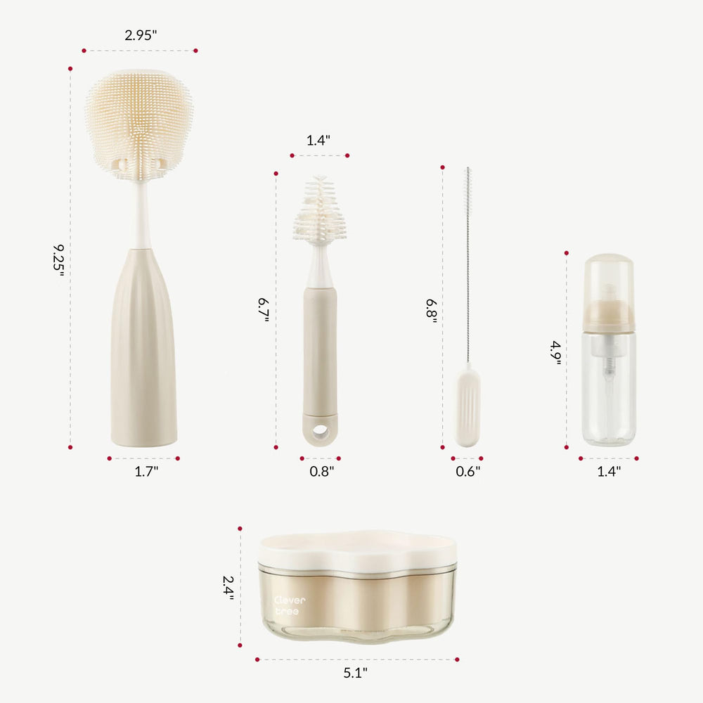 BiQin travel-friendly cleaning kit fits in bags for trips