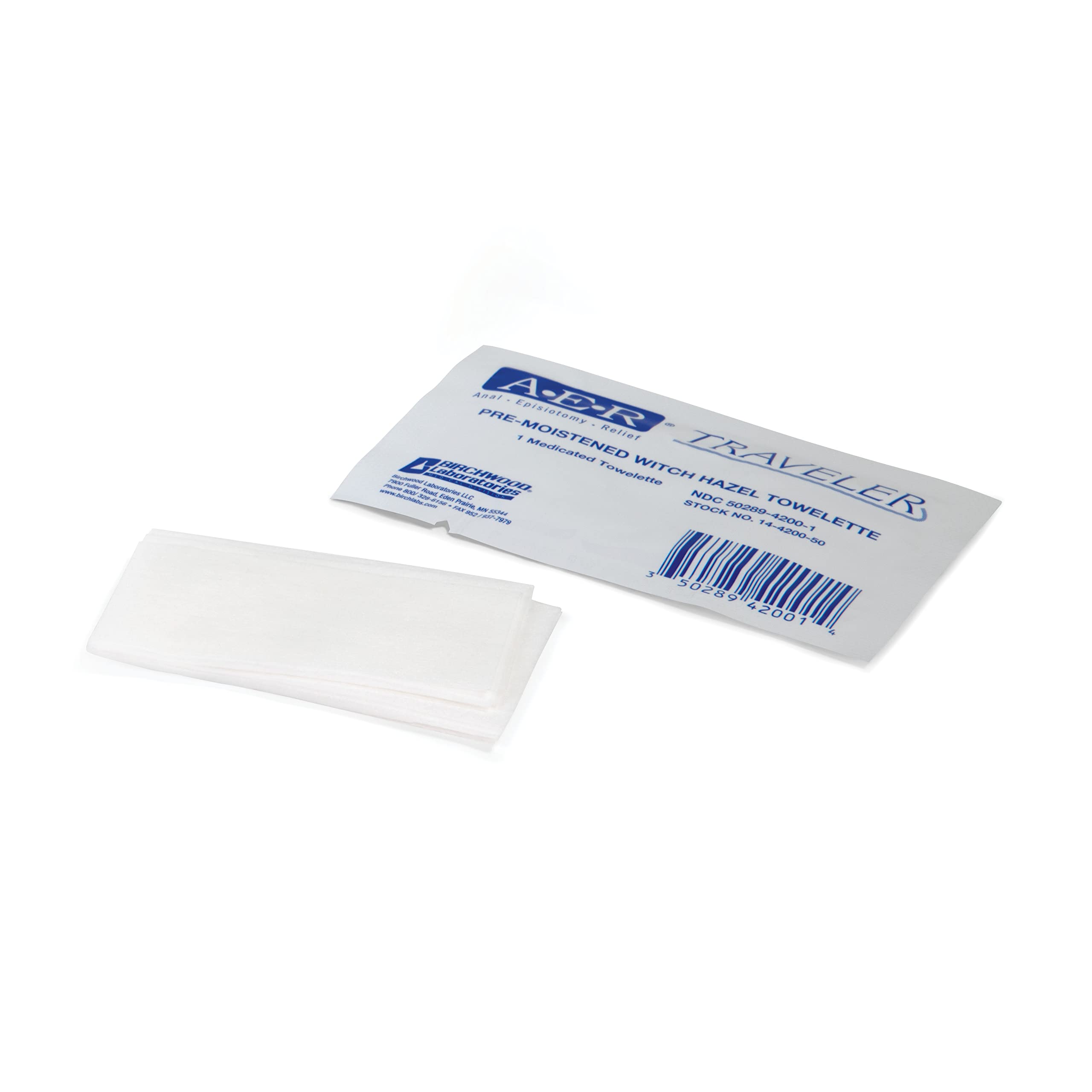 Birchwood Laboratories infant-safe towelettes suitable for diaper changes.