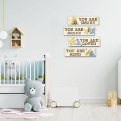 BirtDerr wooden wall art is durable and easy to install with back hooks.