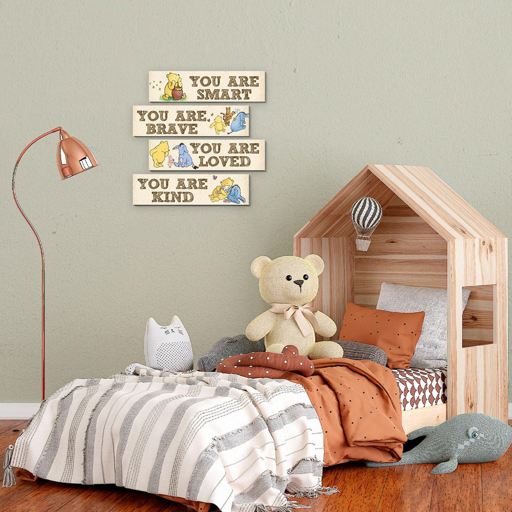 BirtDerr four-piece Winnie set creates cohesive wall storytelling for kids.