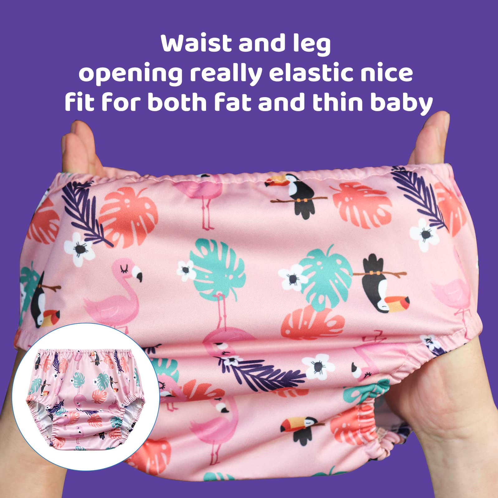 BISENKID training pants with an elastic waistband for comfortable stretch.