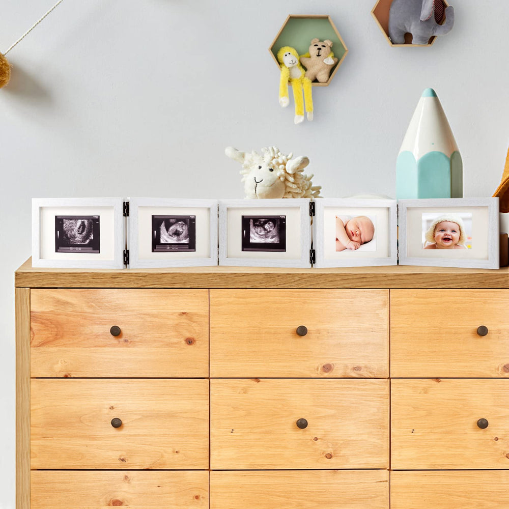 Biubee easy-loading back fasteners simplify inserting ultrasound photos