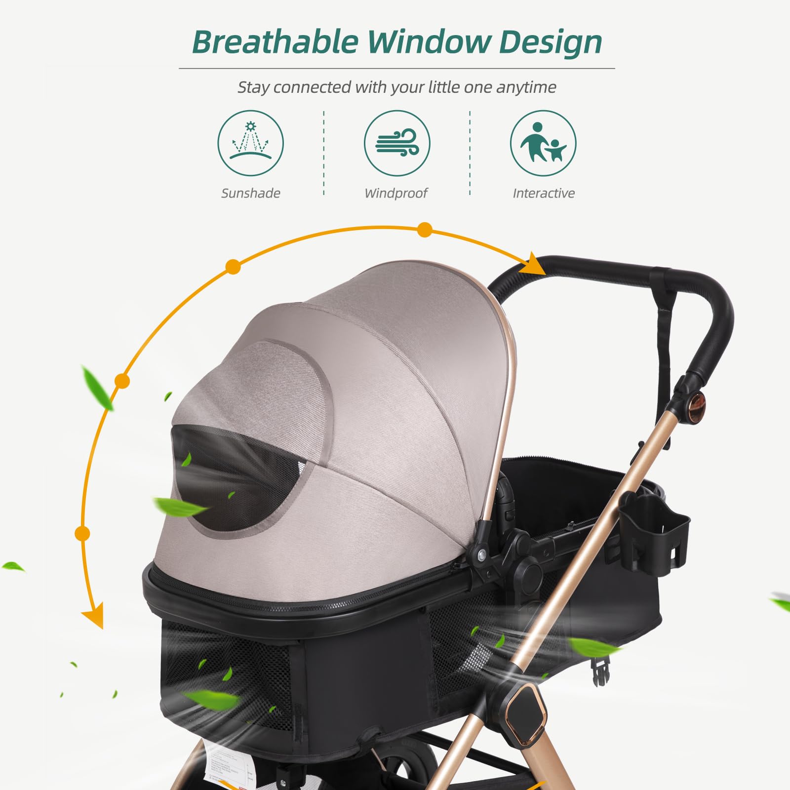 Easy fold with foot cover and rain cover included