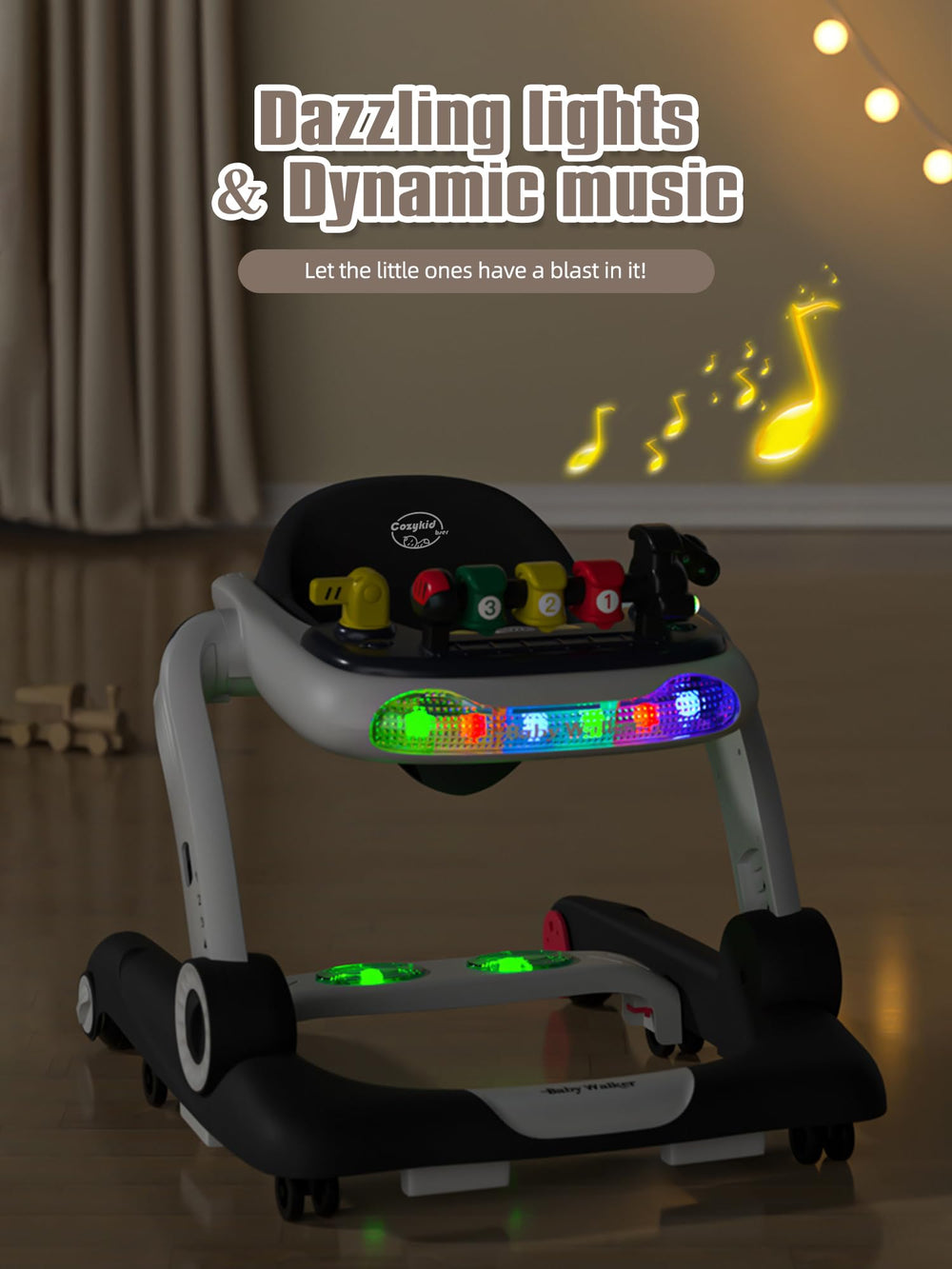 BIUSIKAN Music and Lights 6-in-1 modes demo for versatile play