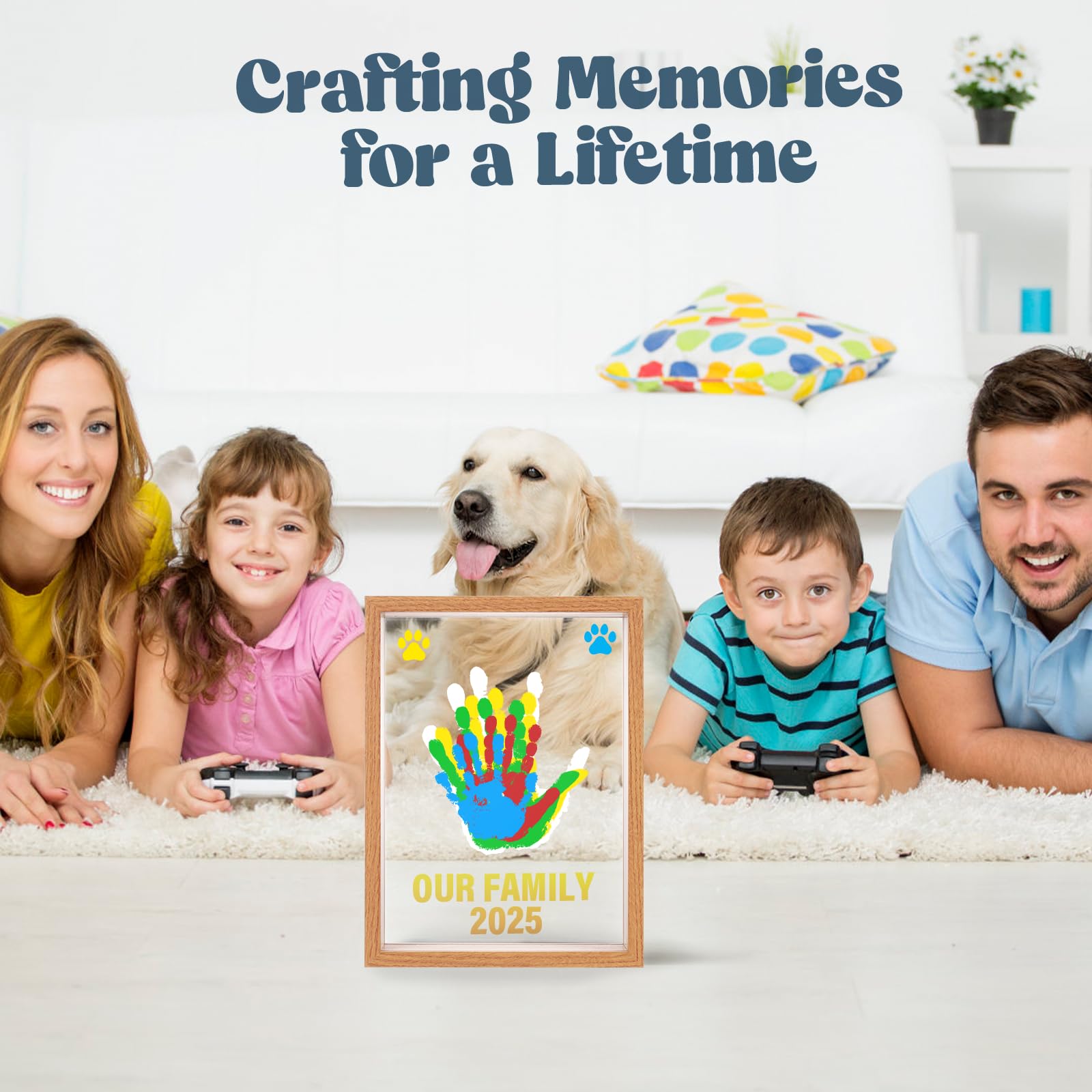 Bixinyo five non-toxic paints set for safe, memorable prints