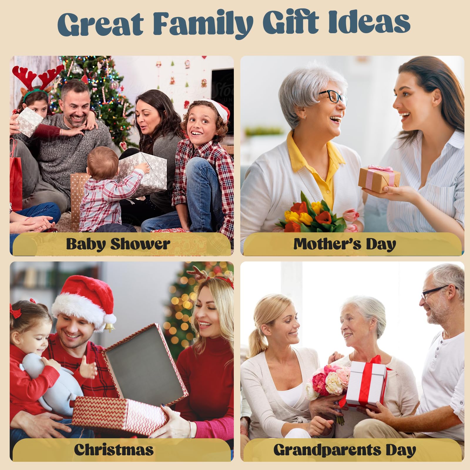 Bixinyo gift-ready handprint kit suitable for new parents and gatherings